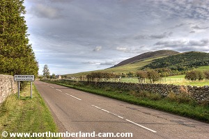 View back to Kirknewton and Yeavering Bell.