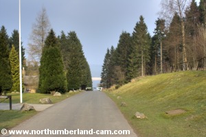 View back along the road at Hawkhirst.