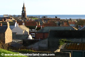 View over Berwick from the Town Walls.