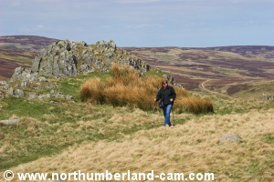Approaching the top of Long Crags.