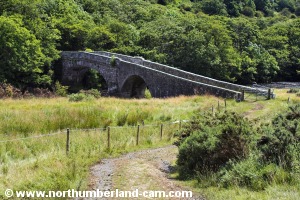 View back down to the bridge.